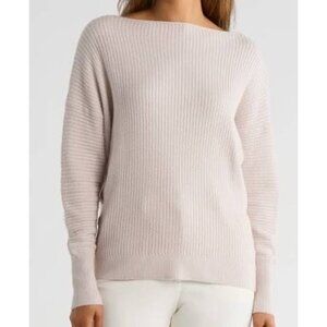 T Tahari Women's Boat Neck Dolman Sleeve Sweater